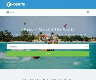 Holikite.com(Kitesurf Around The World) Screenshot