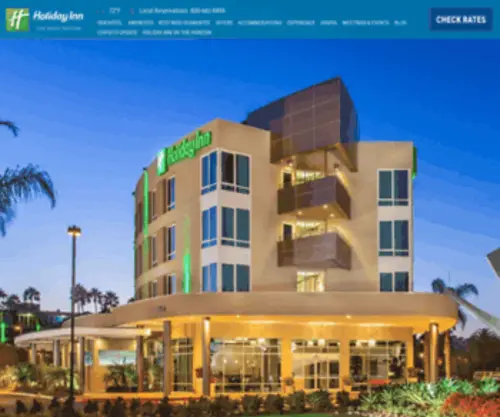 Holinnbayside.com(San Diego Hotel) Screenshot
