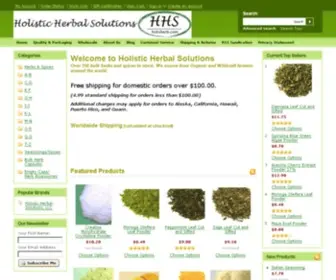Holisherb.com(Holistic Herbal Solutions) Screenshot