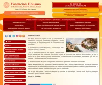 Holismo.org.ar(Fundación) Screenshot