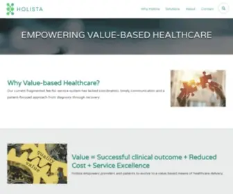 Holistahealth.com(Holista) Screenshot