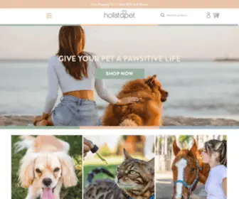 Holistapet.com(Supplements & CBD for Pets) Screenshot