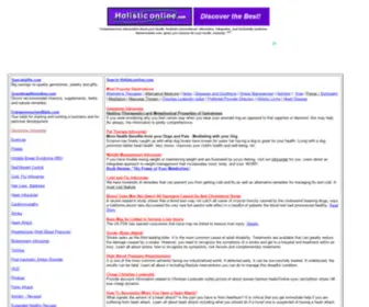 Holistic-Online.com(Alternative Medicine) Screenshot