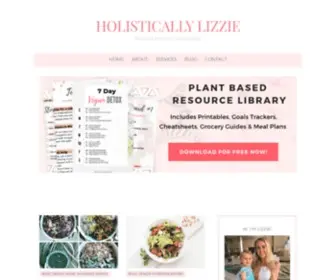 Holisticallylizzie.com(Holistically Lizzie) Screenshot