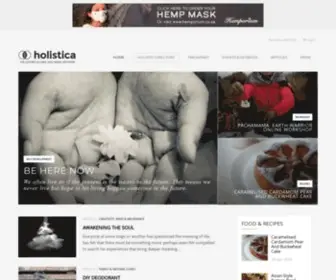 Holistica.net(Holistic Health Practitioner Directory & Natural Health Magazine) Screenshot