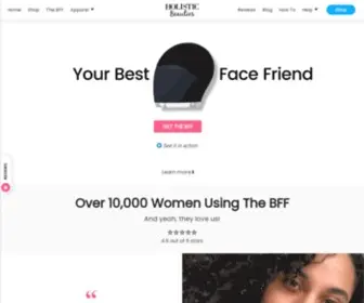 Holisticbeauties.com(BFF Facial Cleansing Brushes & Makeup Bags) Screenshot