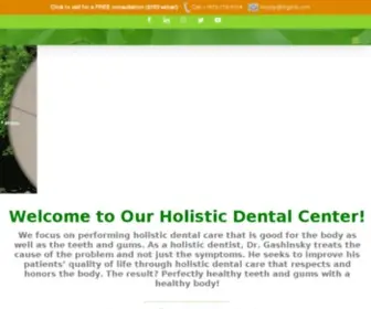 HolistiCDentalcenternj.com(Holistic Dentist office located in Millburn NJ. Our focus) Screenshot