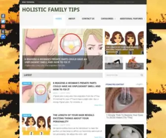 HolisticFamilytips.com(Holistic Family) Screenshot