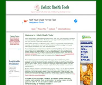 Holistichealthtools.com(Holistic Health Tools) Screenshot