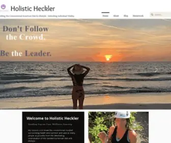 Holisticheckler.com(Holistic Heckler) Screenshot