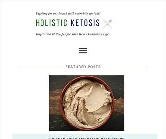 Holisticketosis.com(Holistic Ketosis) Screenshot