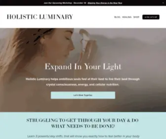 Holisticluminary.com(Holistic Luminary) Screenshot