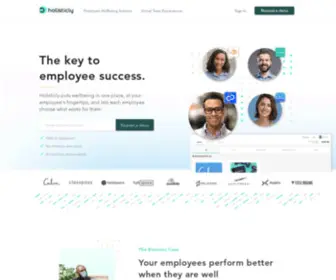 Holisticly.co(Personalized Employee Wellness Benefits) Screenshot