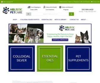 HolisticPetcare.com(Holistic Pet Care) Screenshot