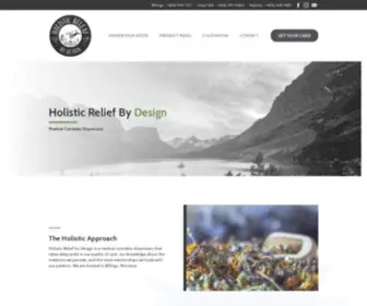 Holisticreliefbydesign.com(Holistic Relief by Design) Screenshot