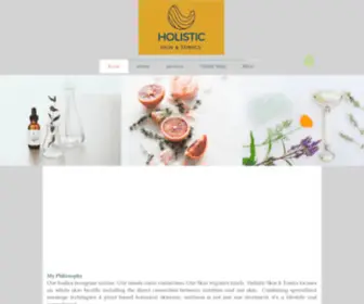 Holisticskinandtonics.com(Esthetician I holistic) Screenshot