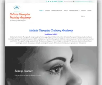 Holistictherapiestraining.co.uk(Beauty massage sports courses) Screenshot