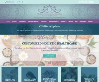 Holisticwomenandfamilies.com(Our Health Center) Screenshot