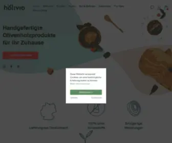 Holivio.de(Handgefertigte Olivenholzprodukte) Screenshot