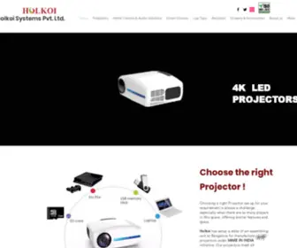 Holkoigroup.com(Led Projectors) Screenshot