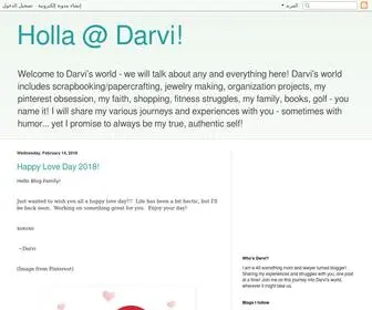 Hollaatdarvi.com(A blog about any and everything in Darvi's world) Screenshot