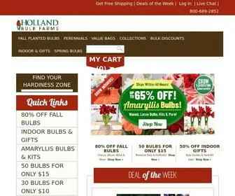 Hollandbulbfarms.com(Holland Bulb Farms) Screenshot