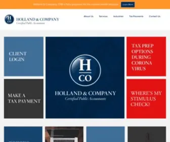 HollandcPa.com(Holland & Company) Screenshot