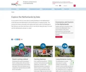 Hollandcyclingroutes.com(All about cycling in the Netherlands) Screenshot