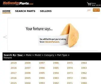 Hollanderparts.com(Quality Replacement Parts) Screenshot