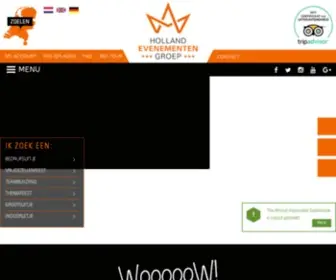 Hollandevenementengroep.nl(Allround Evenementenlocatie) Screenshot