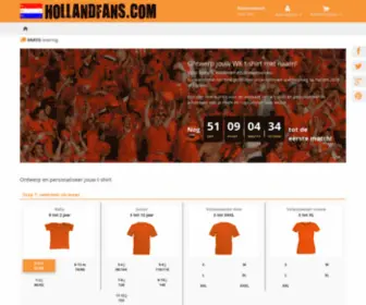 Hollandfans.com(Holland Fans) Screenshot