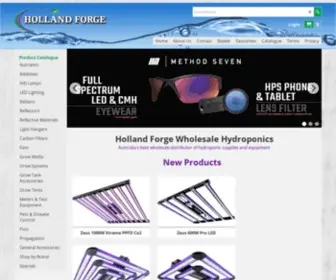 Hollandforge.com.au(Holland Forge Wholesale Hydroponics) Screenshot