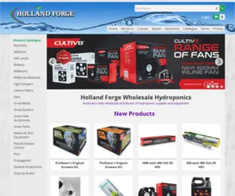 Hollandforge.com(Holland Forge Wholesale Hydroponics) Screenshot