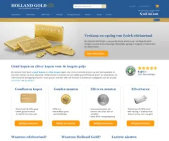 Hollandgold.nl(Goud kopen & Zilver kopen) Screenshot
