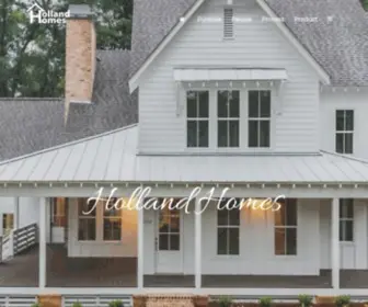 Hollandhomesllc.com(Holland Homes) Screenshot