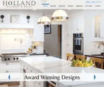 Hollandkitchens.com(Kitchen & Bathroom Designs) Screenshot