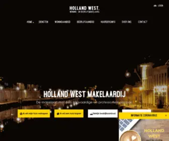 Hollandwest.nl(Holland West Makelaardij) Screenshot