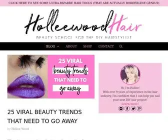 Holleewoodhair.com(Hair Blog/Beauty Blog) Screenshot