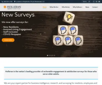 Holleranconsult.com(Business Intelligence for Aging Services) Screenshot