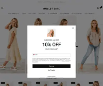 Holleygirl.com(Holley Girl) Screenshot