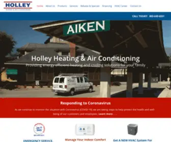 Holleyheatingandair.com(Holley Heating & Air Conditioning) Screenshot