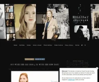 Holliday-Grainger.net(Holliday Grainger Fan) Screenshot