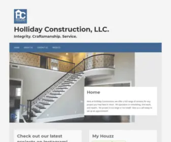 Hollidayconstruction.net(Integrity) Screenshot