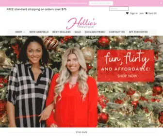 Holliesboutique.com(Hollie's Boutique) Screenshot