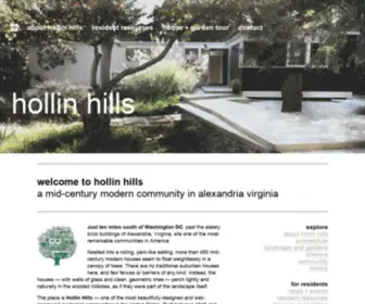 Hollin-Hills.org(Hollin hills) Screenshot