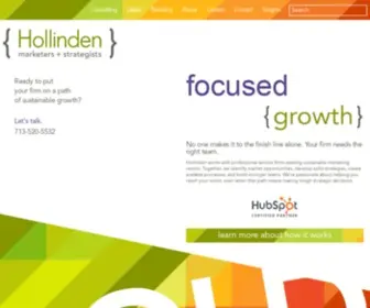Hollinden.com(Hollinden Marketers and Strategists) Screenshot