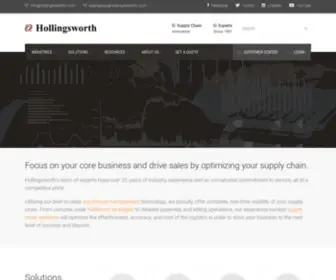 Hollingsworthllc.com(Optimize Your Supply Chain Management) Screenshot