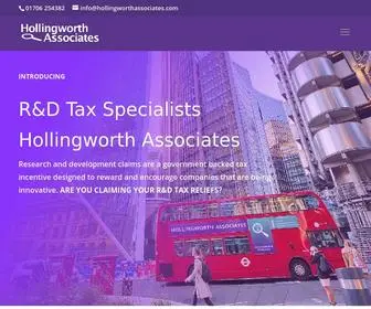 Hollingworthassociates.com(R & D Tax Specialists) Screenshot