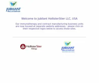 Hollister-Stier.com(Hollister-Stier Laboratories) Screenshot