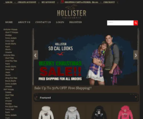 Hollisterblack.com(Best Hollister Christmas Sale & Deals 2013) Screenshot